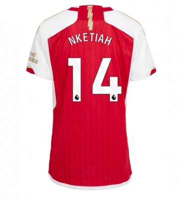 Arsenal Eddie Nketiah #14 Hemmatröja Kvinnor 2023-24 Kortärmad